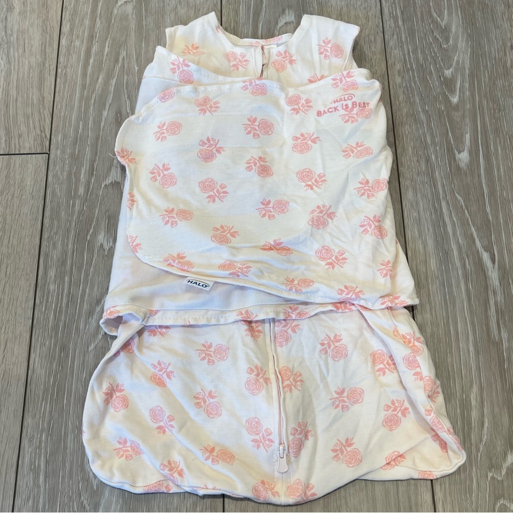 Halo Sleep Sack - Roses - Newborn - Worn Once
